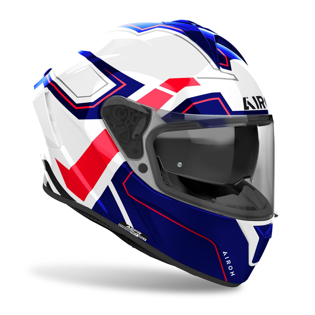 Airoh Spark 2 Full Face Motorcycle Motorbike Helmet - Dart Blue/Red Gloss ECE 2206