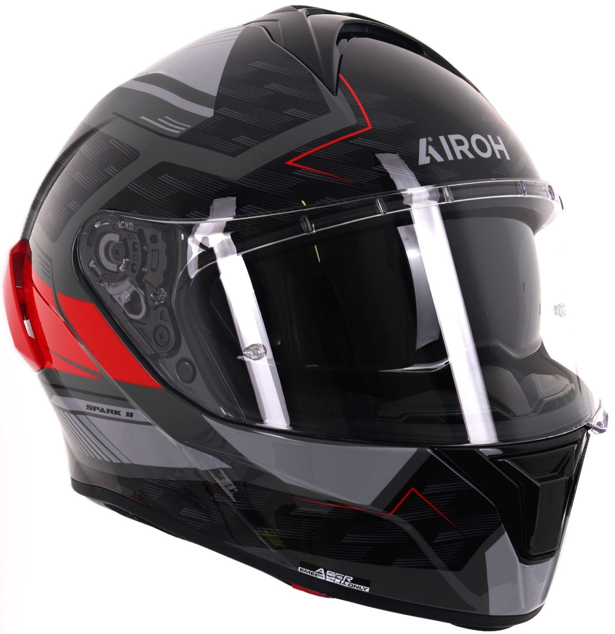 Airoh Spark 2 Zenith Full Face Motorcycle Motorbike Helmet - Red Gloss ECE 2206