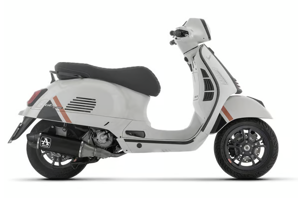 Vespa GTS/GTS SUPER/GTV 310cc HPE (Euro 5+) (2024-) ARROW Urban Racing Exhaust With Cat - Carbon