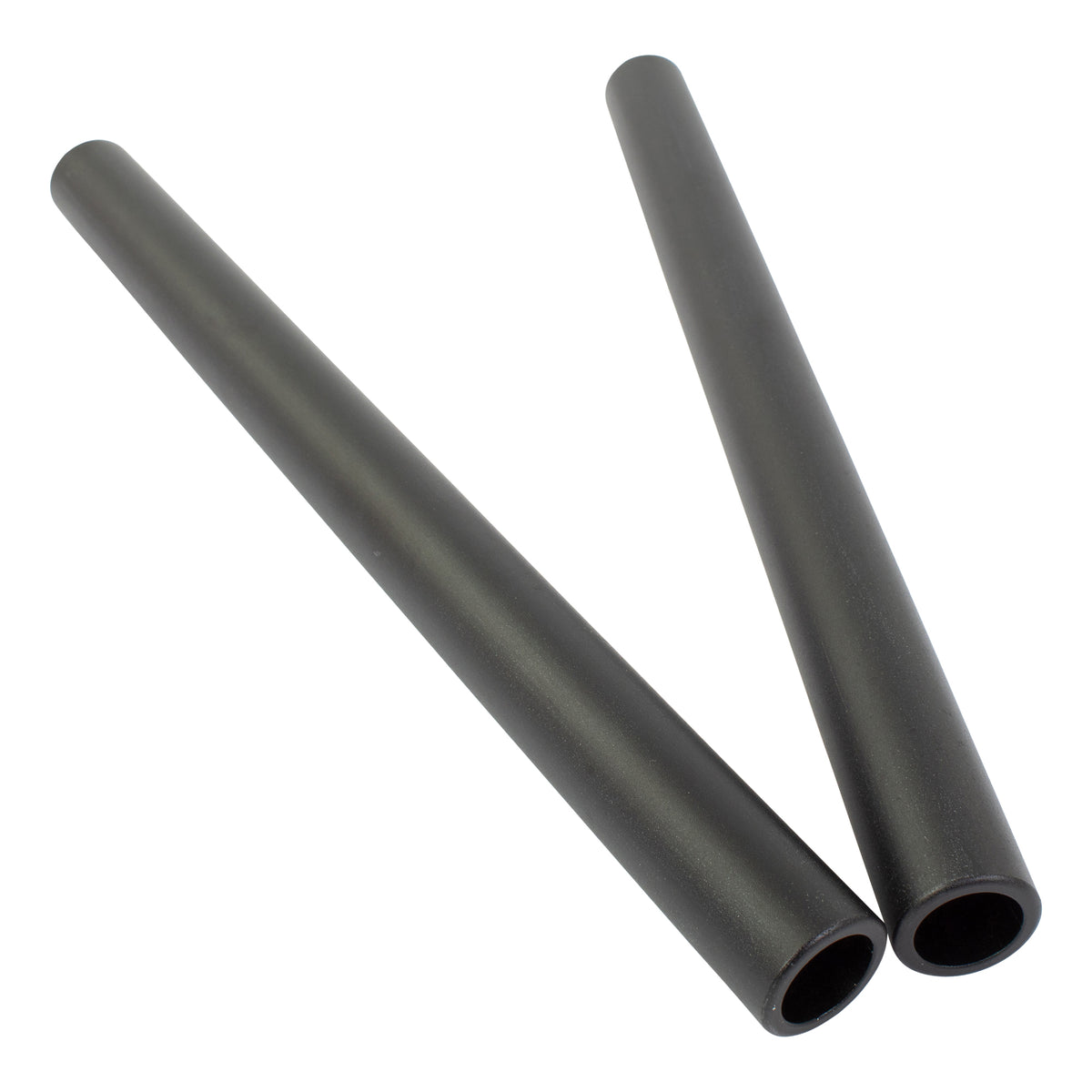 Bike It 280mm Clip-On Handlebar Tubes Matt Black Motorcycle Pair
