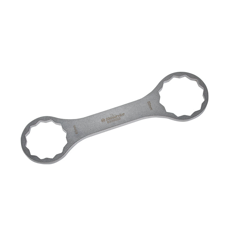 Bikeservice Tools Fork Cap and Steering Stem Wrench - 45/50mm