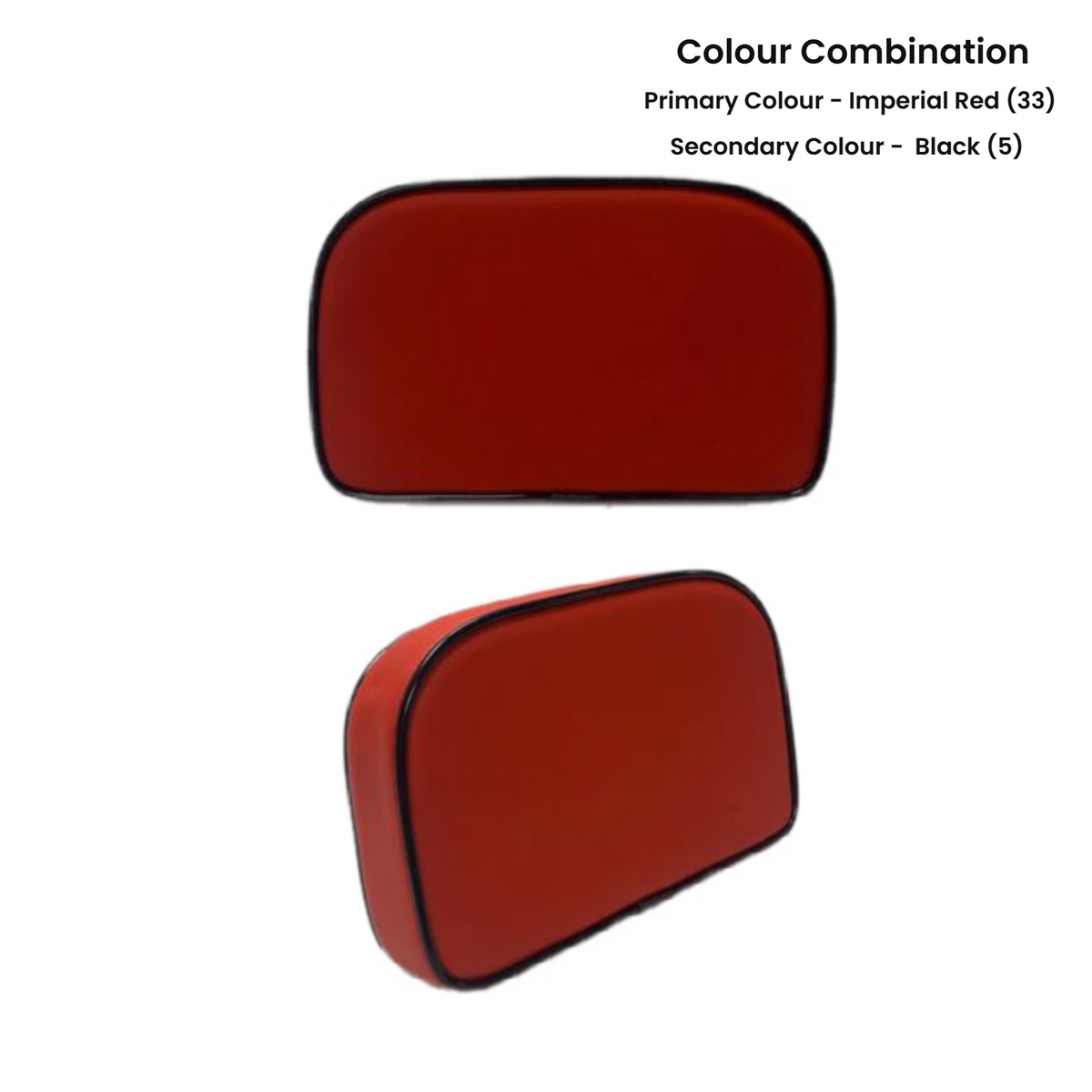 Replacement Backrest Pad For S/S Rear Carrier Bolt On - Made To Order