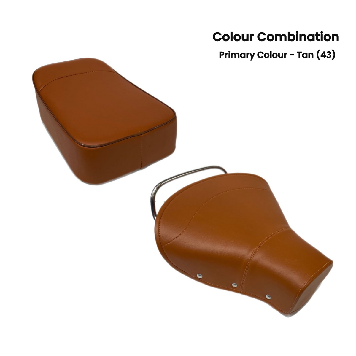 Vespa VBB Sportique Single Seat and Pad Set - Made To Order Custom Colours