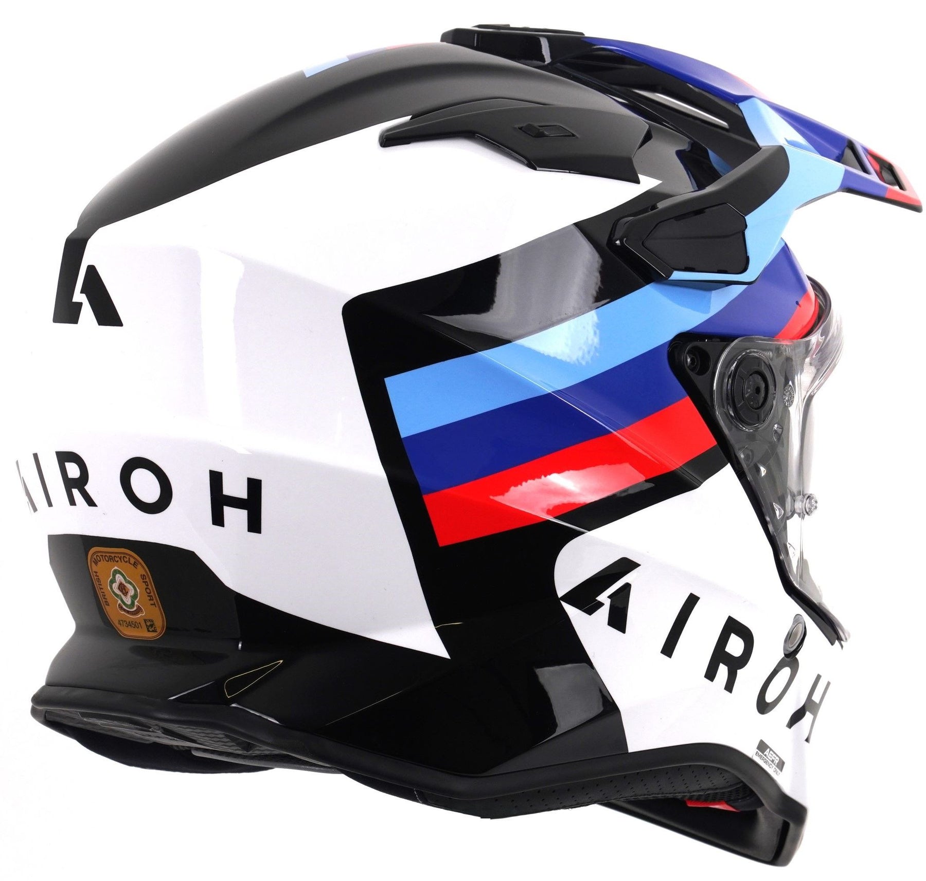 Airoh Commander 2 Adventure Motorcycle Helmet Doom Black Gloss ECE 2206