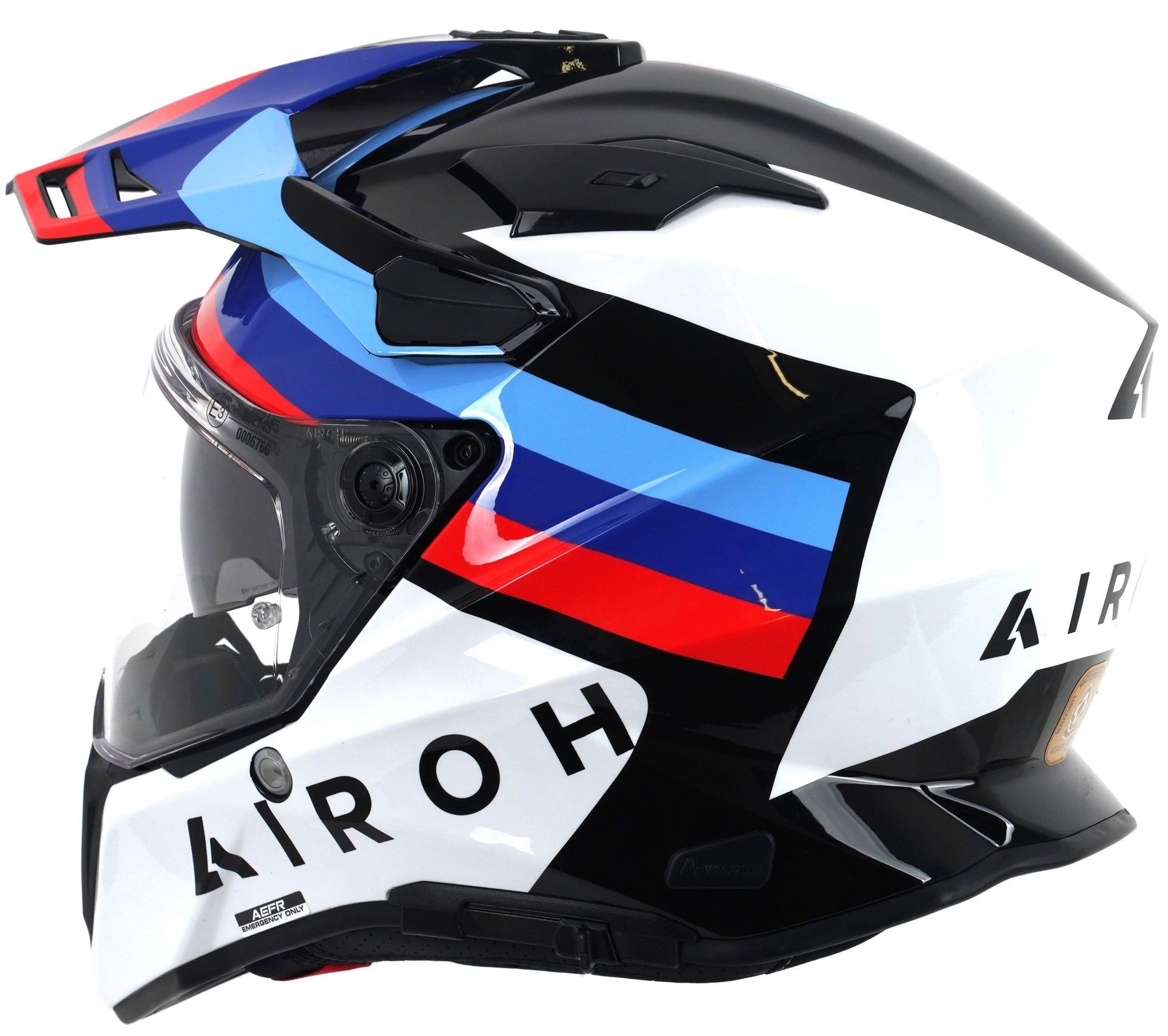 Airoh Commander 2 Adventure Motorcycle Helmet Doom Black Gloss ECE 2206