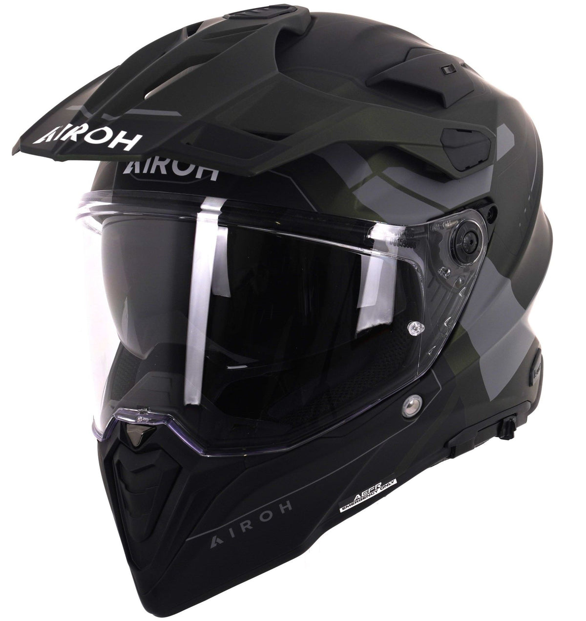 Airoh Commander 2 Adventure Motorcycle Helmet Reveal Military Green ECE 2206