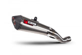 Ducati Monster 821 (2018–2020) Scorpion Exhaust Serket Slip-On – Brushed Stainless