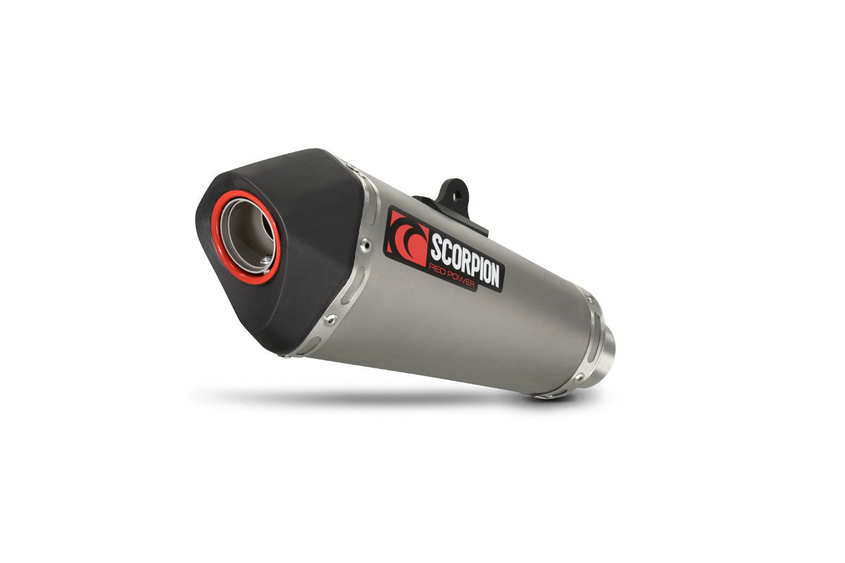 Ducati Scrambler (2015–2022) Scorpion Exhaust Serket Slip-On – Titanium