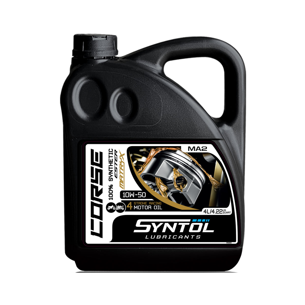 Syntol Corse 4T 10W-50 Fully Synthetic Oil 4 Litre