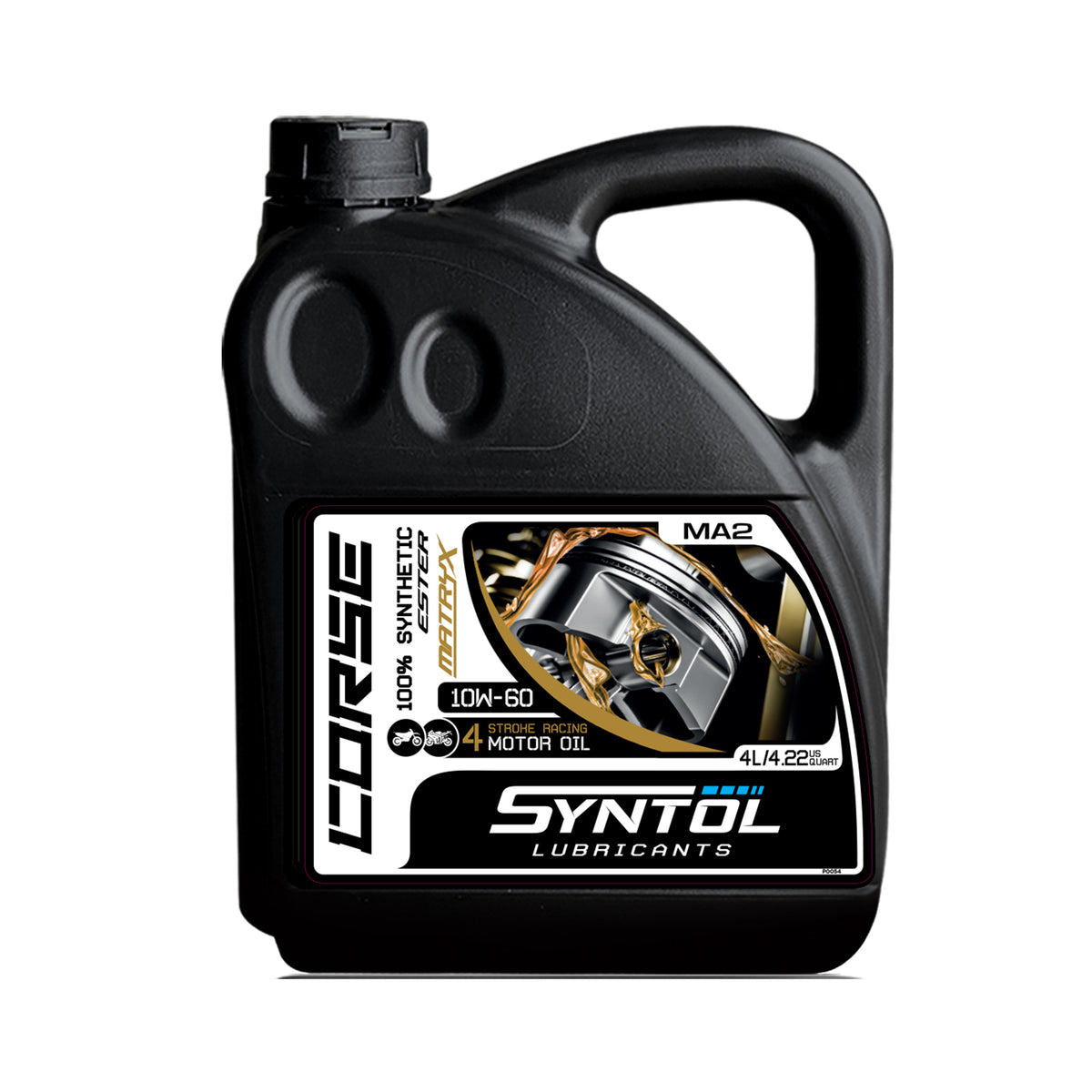 Syntol Corse 4T 10W-60 Fully Synthetic Oil 4 Litre