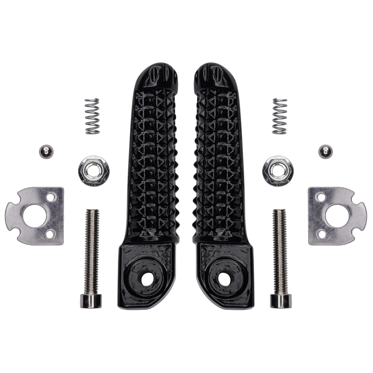 Bike It Yamaha Rear Motorcycle Footpeg OEM Replacement Black