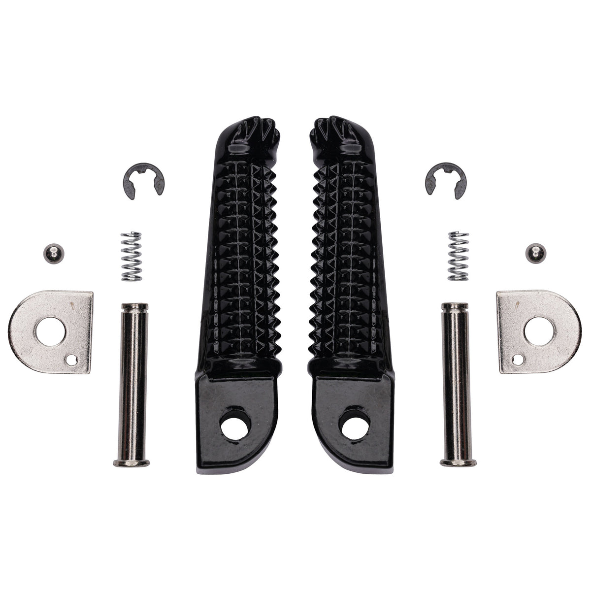 Bike It Yamaha Rear Motorcycle Footpeg OEM Replacement Black