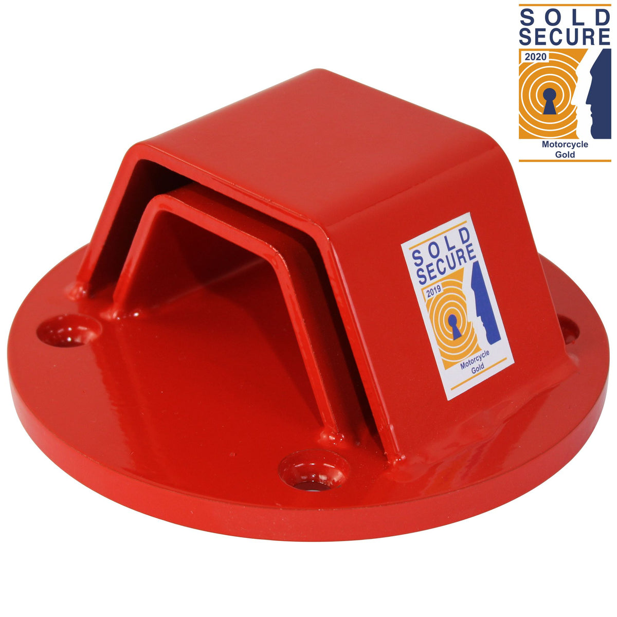 Mammoth Motorcycle Scooter Bolt In Ground Anchor Sold Secure Gold Approved