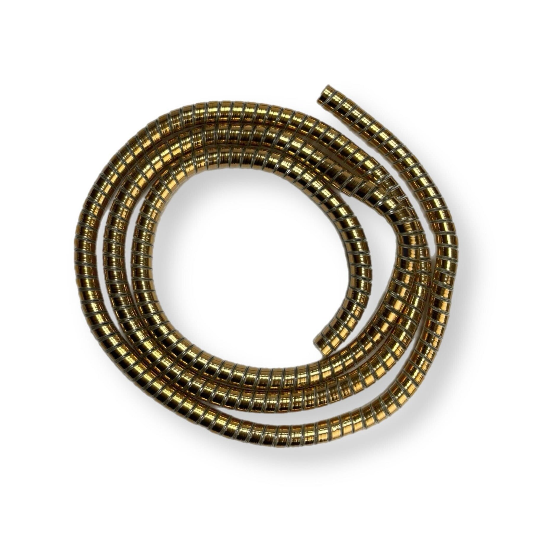 Vespa Lambretta Scooter Motorbike Metallic Gold Cable Cover Wrap Tidy 10mmx1.7m