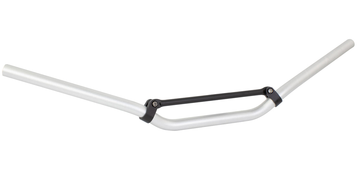 Bike It Shot Peen Silver Medium Braced Bar