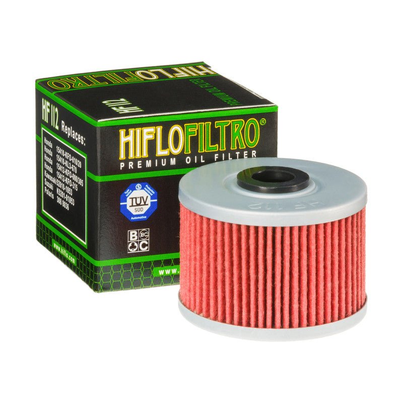 Hiflo Premuim Motorcycle Oil Filter HF112 Replaces Kawasaki 52010-1053