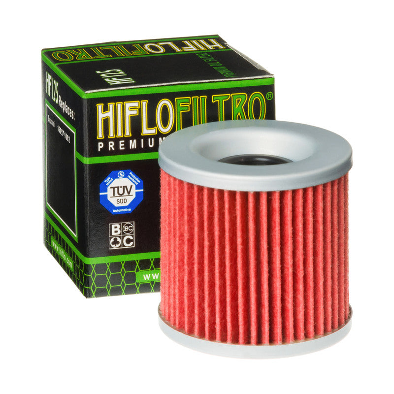 Hiflo Premium Motorcycle Oil Filter HF125 Replaces Kawasaki 16097-1002