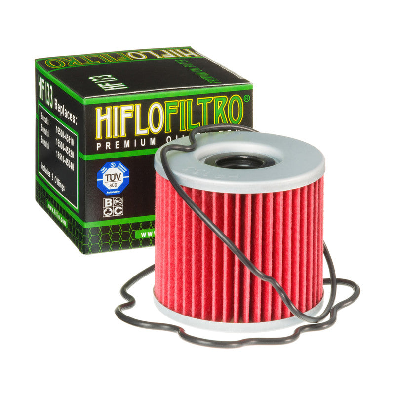 Hiflo Premium Motorcycle Oil Filter HF133 Replaces Suzuki 16500-45810
