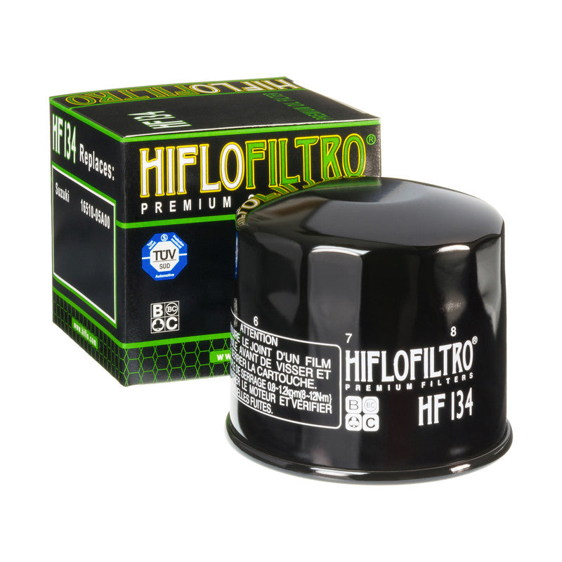 Hiflo Premium Motorcycle Oil Filter HF134 Replaces Suzuki 16510-05A00