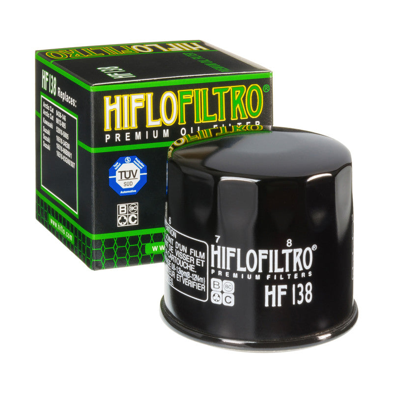 Hiflo Premium Motorcycle Oil Filter HF138 Replaces Aprilia 857187