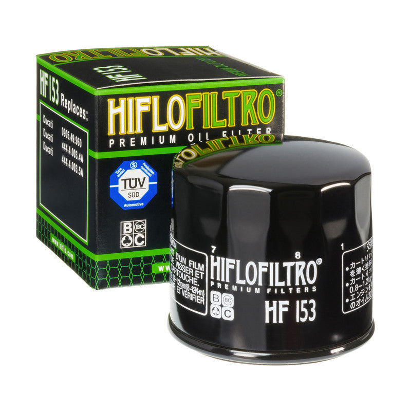 Hiflo Premium Motorcycle Oil Filter HF153 Replaces Ducati 09 054 99 60