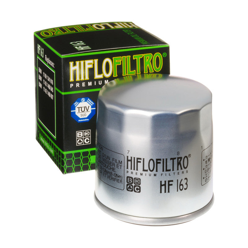Hiflo Premium Motorcycle Oil Filter HF163 Replaces BMW 11 00 1 341 616