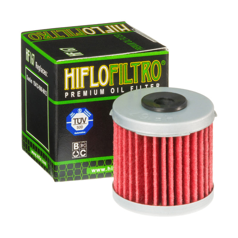 Hiflo Premium Motorcycle Oil Filter HF167 Replaces Daelim 15412-KN6-9612