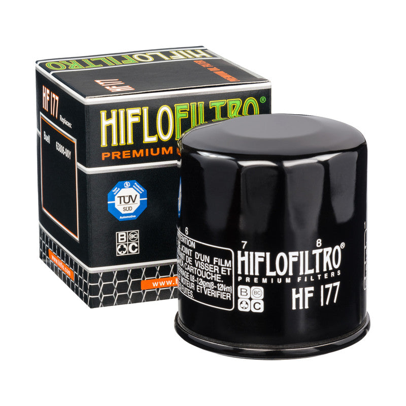 Hiflo Premium Motorcycle Oil Filter HF177 Replaces Buell 63806-00Y