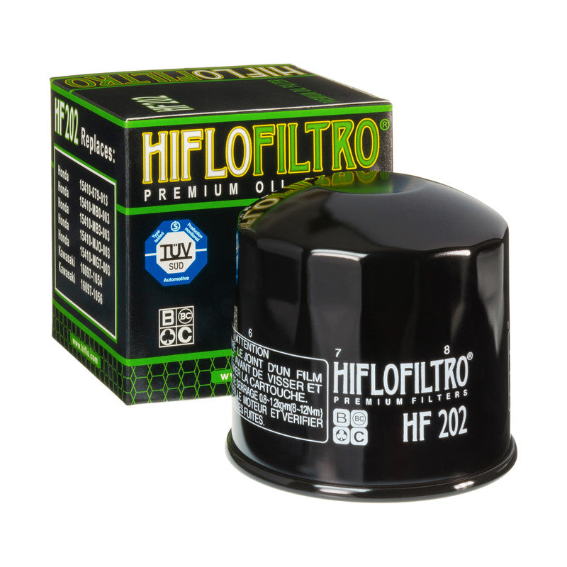 Hiflo Premium Motorcycle Oil Filter HF202 Replaces Honda 15410-679-013