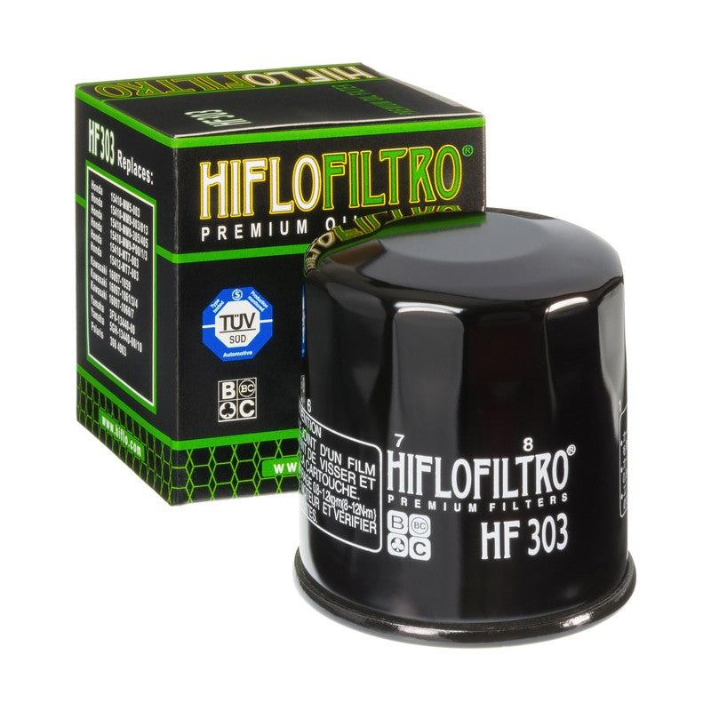 Hiflo Premuim Motorcycle Oil Filter HF303 Replaces Honda 15400-PFB-007