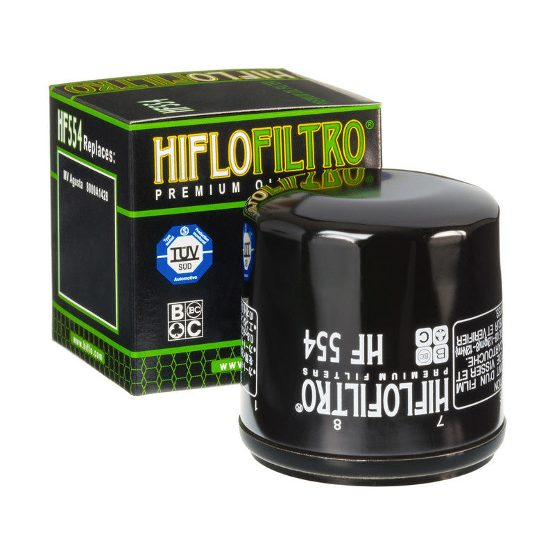 Hiflo Premuim Motorcycle Oil Filter HF554 Replaces MV Agusta 8000A1428