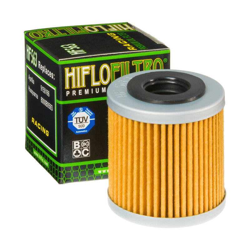 Hiflo Premuim Motorcycle Oil Filter HF563 Replaces Aprilia 874081