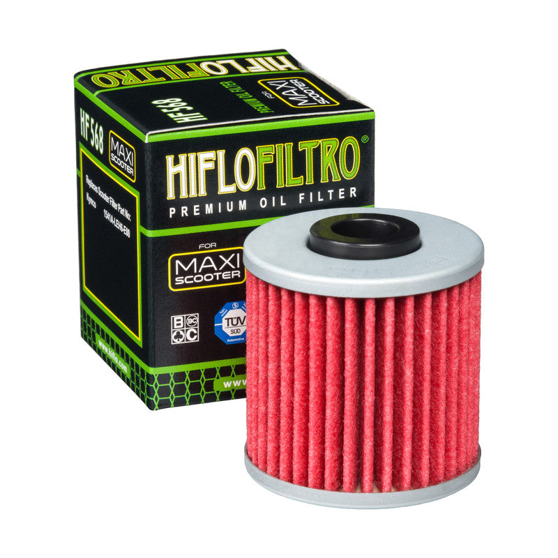 Hiflo Premuim Motorcycle Oil Filter HF568 Replaces Kymco 1541A-LEH6-E00