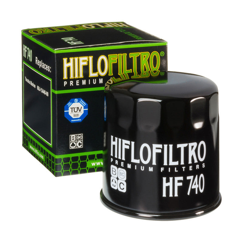 Hiflo Premuim Motorcycle Oil Filter HF740 Replaces Yamaha 69J-13440-01
