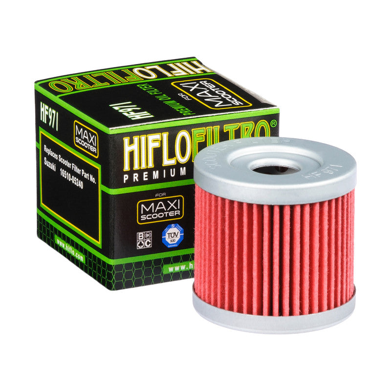 Hiflo Premium Motorcycle Oil Filter HF971 Replaces Suzuki 16510-05240