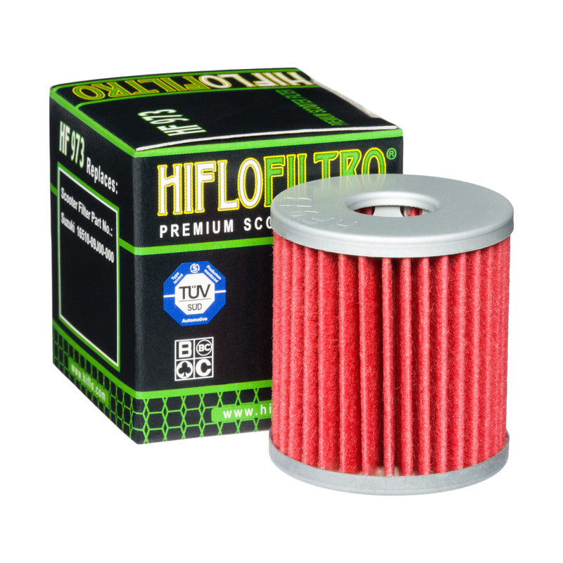 Hiflo Premium Scooter Oil Filter HF973 Replaces Suzuki 16510-09J00
