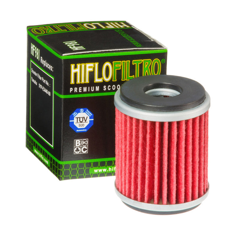 Hiflo Premium Scooter Oil Filter HF981 Replaces Yamaha 38B-E3440-00