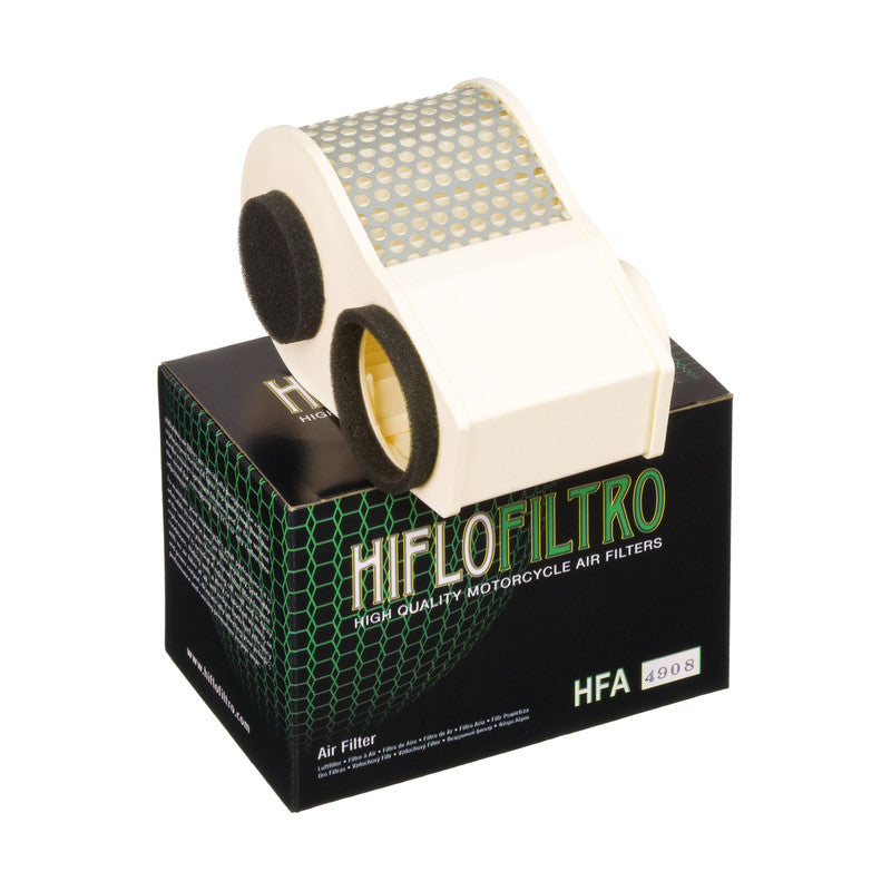 Hiflo Premium Motorcycle Air Filter HFA4908 Replaces Yamaha 4NK-14451-00