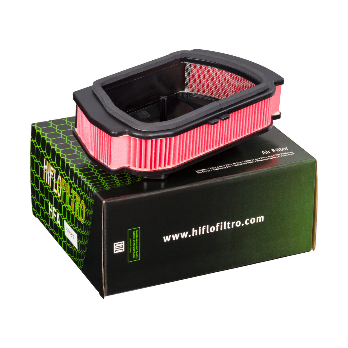 Hiflo Premium Motorcycle Air Filter HFA4927 Replaces Yamaha 1TP-14451-00