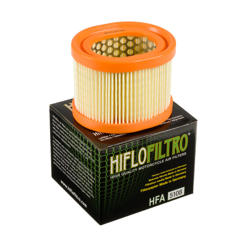Hiflo Premium Motorcycle Air Filter HFA5108 Replaces SYM 17211-HKA-000