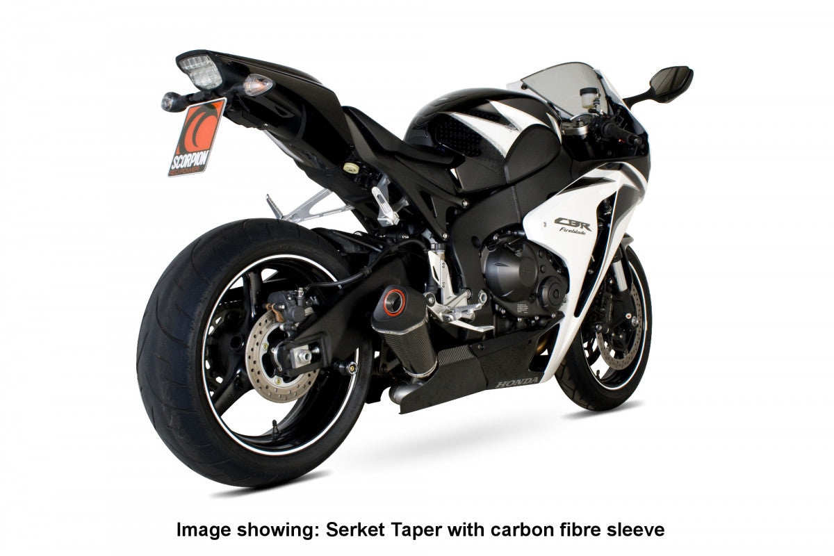 Honda CBR 1000 RR (2008–2011) Scorpion Exhaust Serket Taper Slip-on - Brushed Stainless