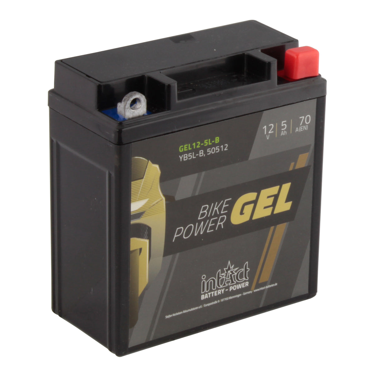 intAct YB5L-B Gel Motorcycle Bike-Power Battery - Beedspeed