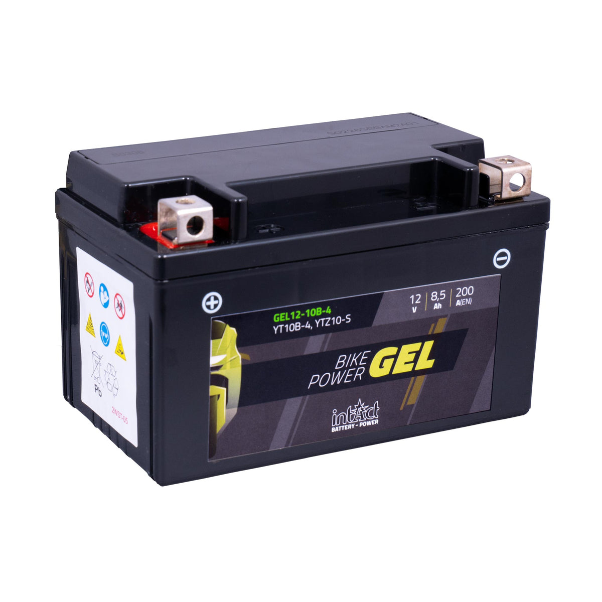 intAct YT10B-4 / YTZ10-S Gel Motorcycle Bike-Power Battery