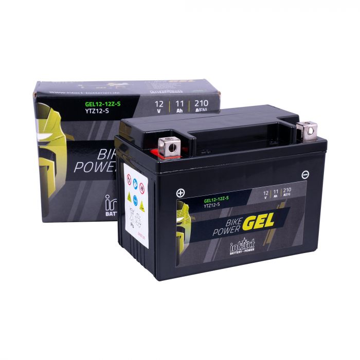 intAct YTZ12-S Gel Motorcycle Bike-Power Battery