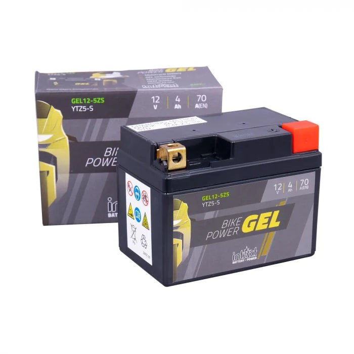 intAct YTZ5-S Gel Motorcycle Bike-Power Battery