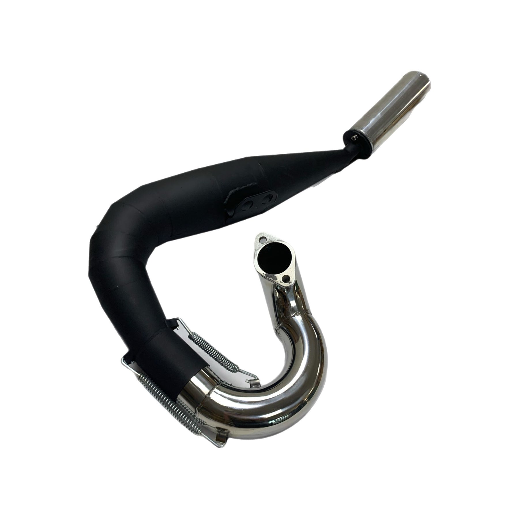 Lambretta Series 3 TS1 Imola Monza Sterling Performance Exhaust - Black