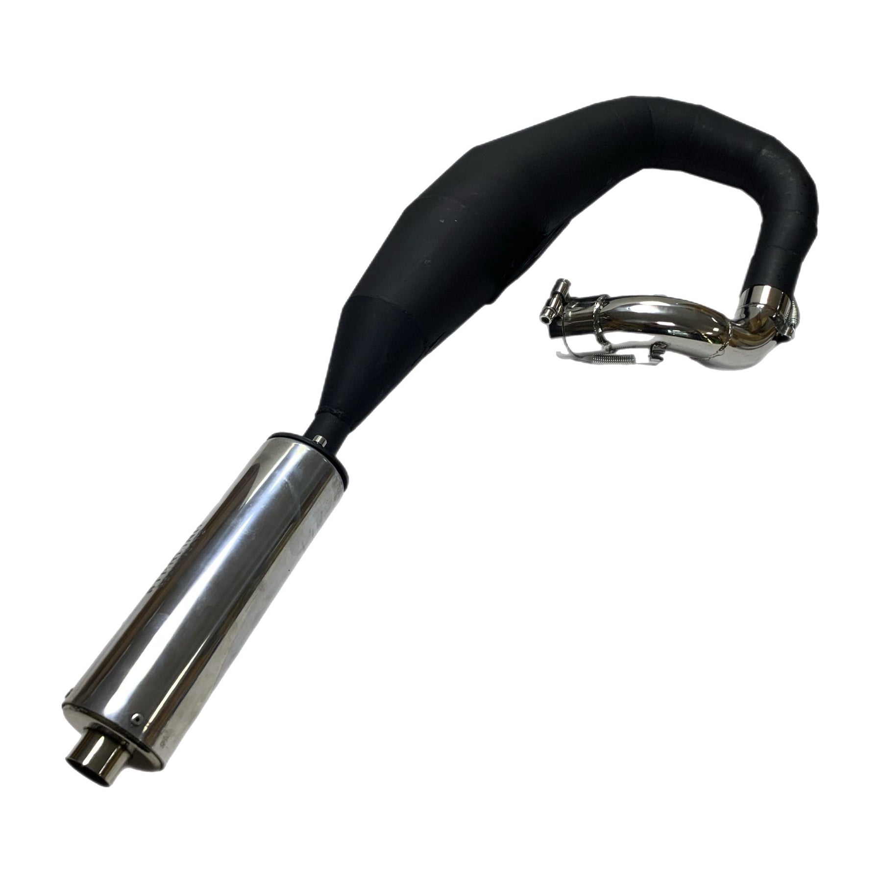 Lambretta Series 3 TS1 Imola Monza Sterling Performance Exhaust - Black