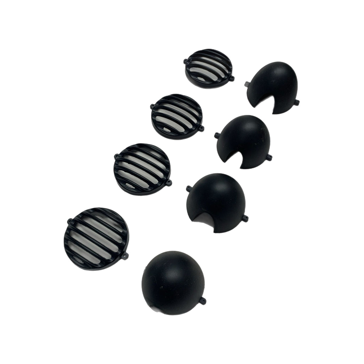 Royal Enfield Meteor 350cc Complete Grill Set (Headlight, Taillight) - Black Alloy