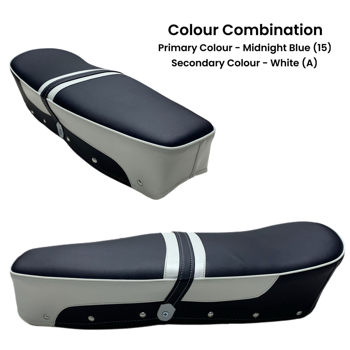 Lambretta Series 1 2 3 Li GP SX TV Dual Bench Seat - 2 Colours - Made To Order