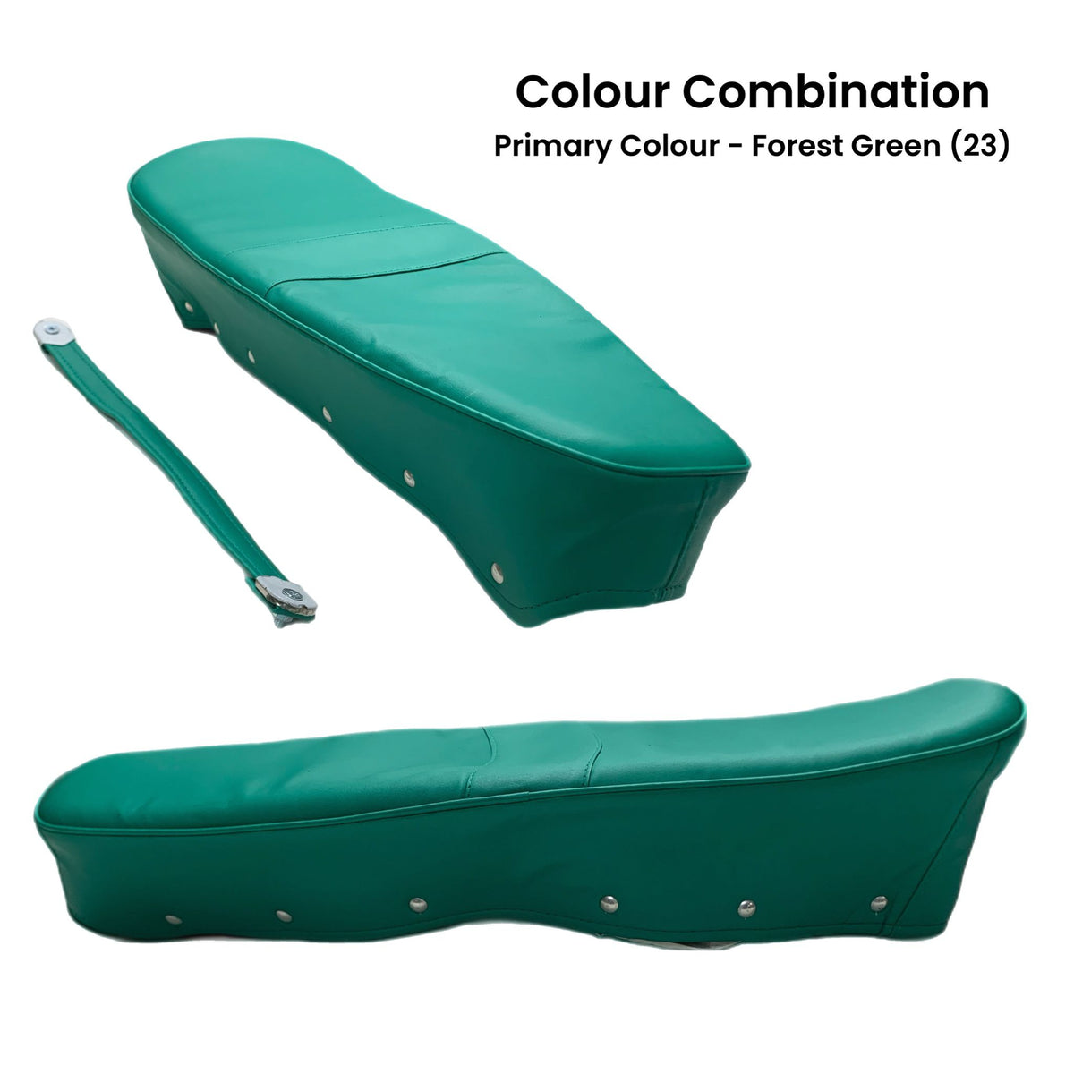 Lambretta - Seat Cover Dual - Coloured - Made To Order